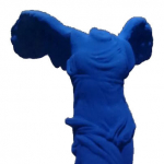 BodyArt - escultura angel azul