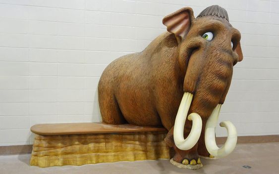 BodyMark - Zona de ocio - banco elefante ice age